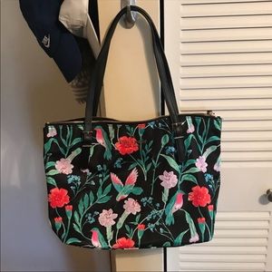 Kate spade hummingbird floral tote Wilson rd alyse